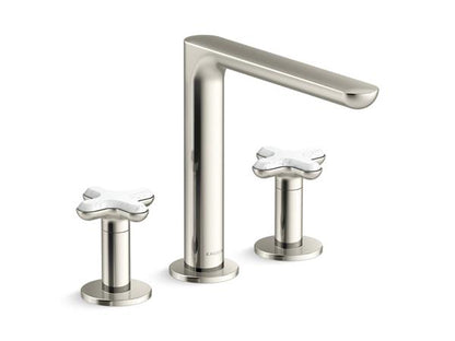 Kallista - 002 Deck Mount Bath Faucet White Carrera