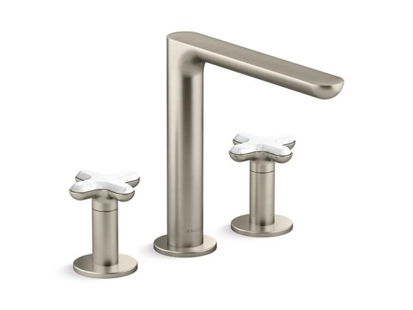 Kallista - 002 Deck Mount Bath Faucet White Carrera