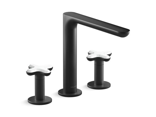 Kallista - 002 Deck Mount Bath Faucet White Carrera