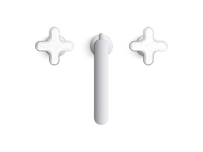 Kallista - 002 Widespread Faucet White Carrera