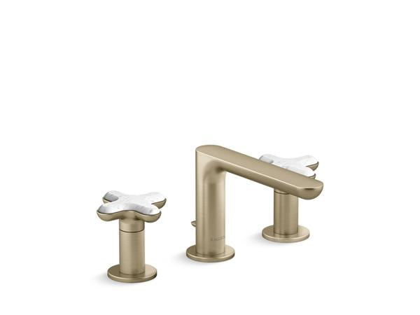Kallista - 002 Widespread Faucet White Carrera