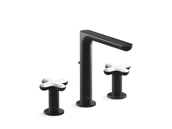 Kallista - 002 Widespread Faucet Tall White Carrera