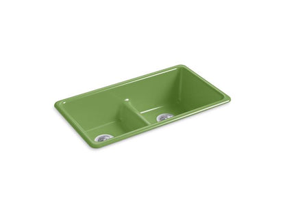 Kohler - Iron/Tones Smart Divide 33 Inch Top/Undermount Double-Bowl Kitchen Sink