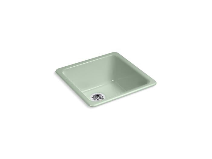 Kohler - Iron/Tones 20-3/4 Inch Rect Top/Undermount Single Bowl Kitchen Sink