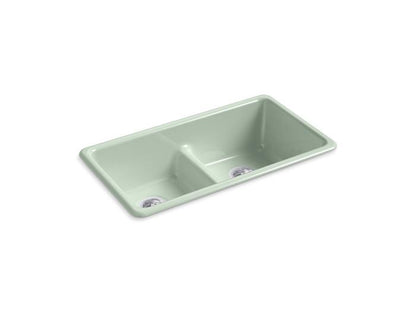 Kohler - Iron/Tones Smart Divide 33 Inch Top/Undermount Double-Bowl Kitchen Sink