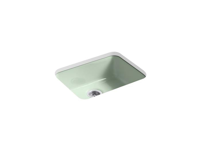 Kohler - Iron/Tones 24-1/4 Inch Rect Top/Undermount Single Bowl Kitchen Sink