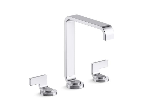 Kallista - Guise Widespread Sink Faucet, Tall Spout, Lever Handles