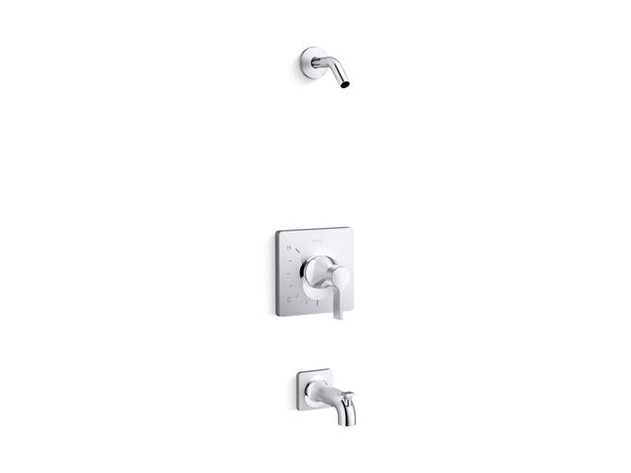 Kohler - Venza Rite-Temp Bath And Shower Trim, Less Showerhead