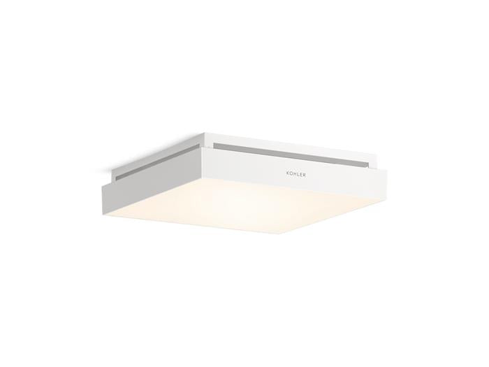 Kohler - Atmo 13-7/8 x 13-7/8 inch smart bathroom exhaust fan with light