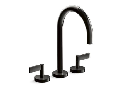 Kallista - One Deck-Mount Bath Faucet, Gooseneck Spout - Lever Handles