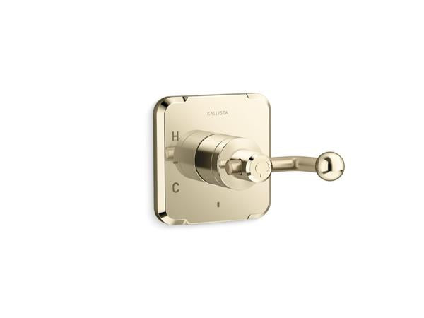 Kallista - Vice Pressure Balance Trim, Crank Handle - French Gold