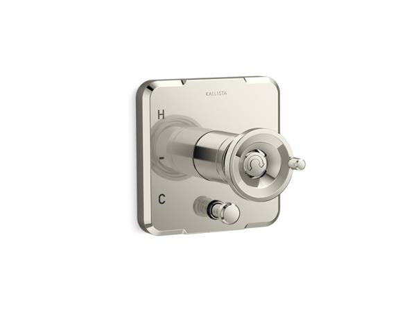 Kallista - Vice Pressure Balance Trim with Diverter, Wheel Handle