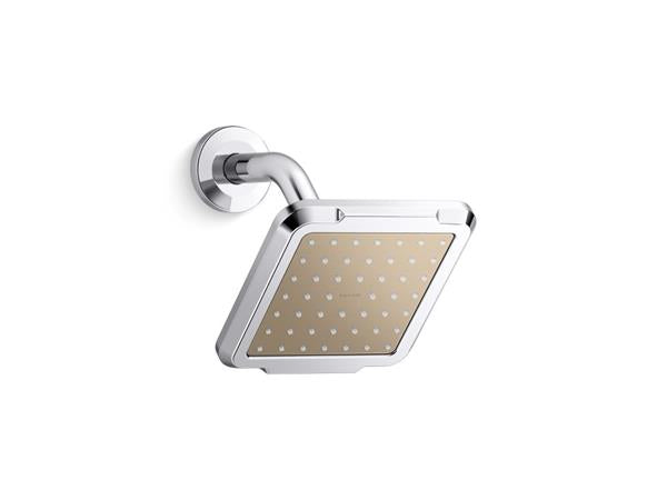 Kallista - Vice Showerhead with Arm - Brushed Broze/Polished Chrome