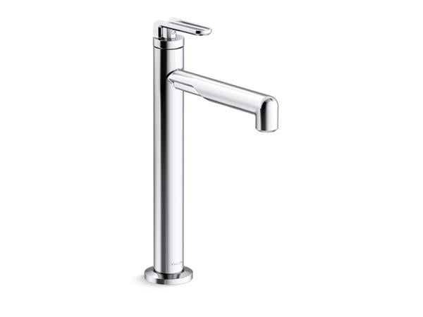 Kallista - Vice Single Control Sink Faucet, Tall spout - Polished Chrome