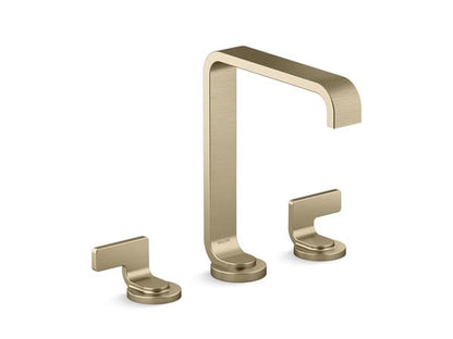 Kallista - Guise Widespread Sink Faucet, Tall Spout, Lever Handles