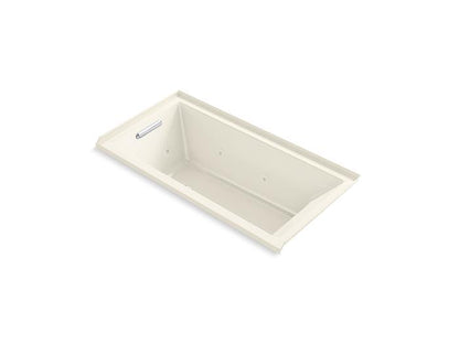 Kohler - Underscore 60 X 30 Inch Drop-In/Alcove Heated Whirlpool Bath, Left