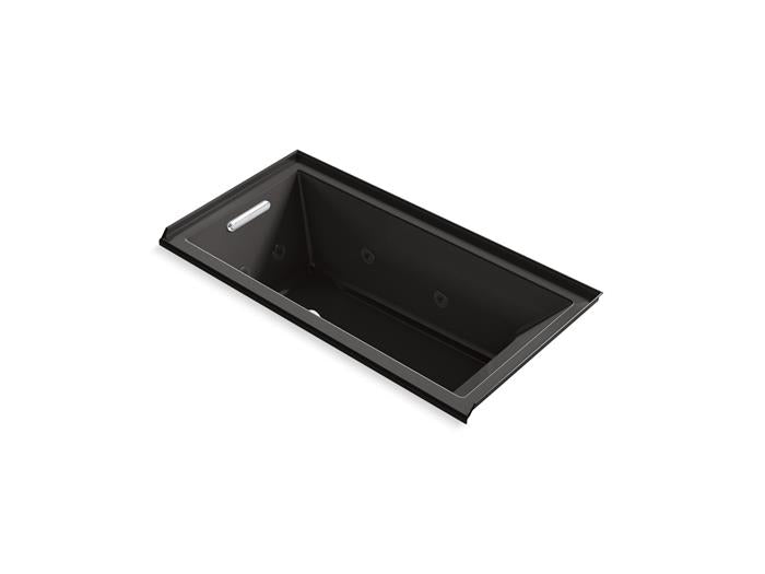 Kohler - Underscore 60 X 30 Inch Drop-In/Alcove Heated Whirlpool Bath, Left