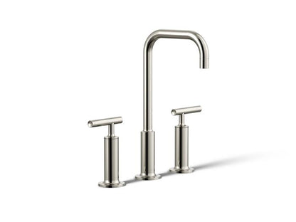 Kohler - Purist Widespread Bathroom Sink Faucet With Lever Handles, 1.2 Gpm