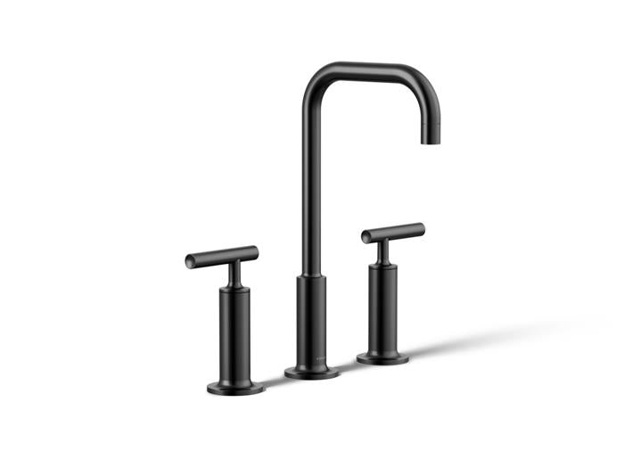 Kohler - Purist Widespread Bathroom Sink Faucet With Lever Handles, 1.2 Gpm