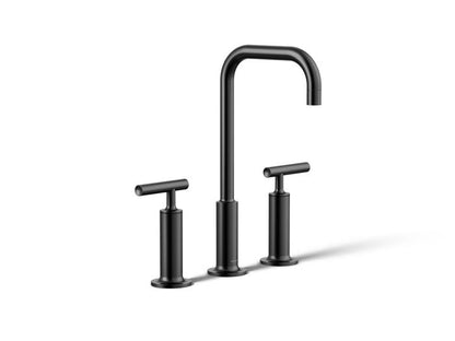 Kohler - Purist Widespread Bathroom Sink Faucet With Lever Handles, 1.2 Gpm