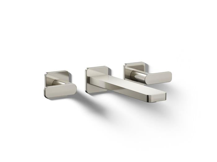Kohler - Parallel Wall-Mount Bathroom Sink Faucet Trim, 1.2 Gpm