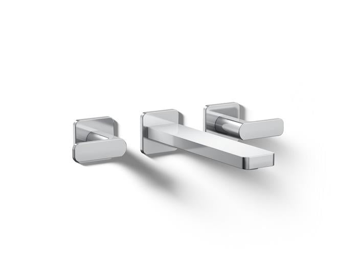 Kohler - Parallel Wall-Mount Bathroom Sink Faucet Trim, 1.2 Gpm