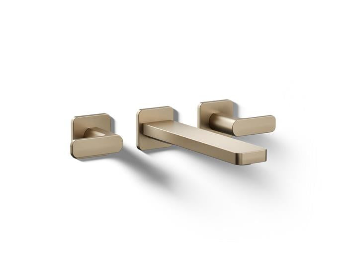 Kohler - Parallel Wall-Mount Bathroom Sink Faucet Trim, 1.2 Gpm