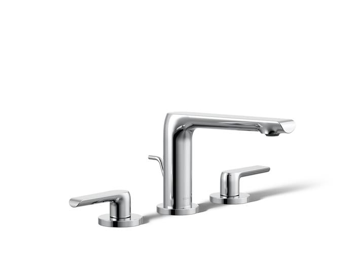 Kohler - Avid Widespread Lavatory Faucet, Lever, 1.2Gpm