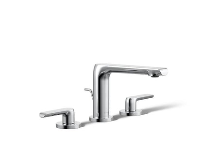 Kohler - Avid Widespread Lavatory Faucet, Lever, .5Gpm