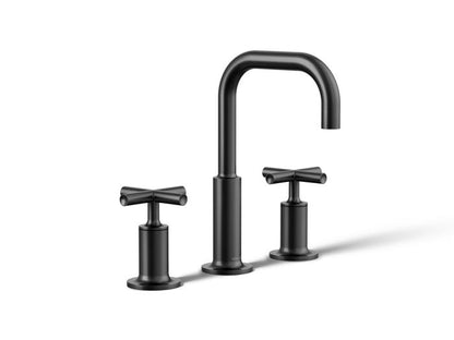 Kohler - Purist Widespread Bathroom Sink Faucet With Cross Handles, 1.2 Gpm