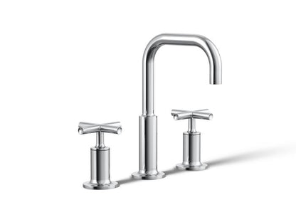 Kohler - Purist Widespread Bathroom Sink Faucet With Cross Handles, 1.2 Gpm