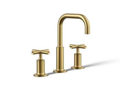 Kohler - Purist Widespread Bathroom Sink Faucet With Cross Handles, 1.2 Gpm