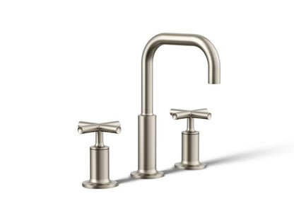 Kohler - Purist Widespread Bathroom Sink Faucet With Cross Handles, 1.2 Gpm