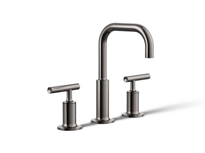 Kohler - Purist Widespread Bathroom Sink Faucet With Lever Handles, 1.2 Gpm