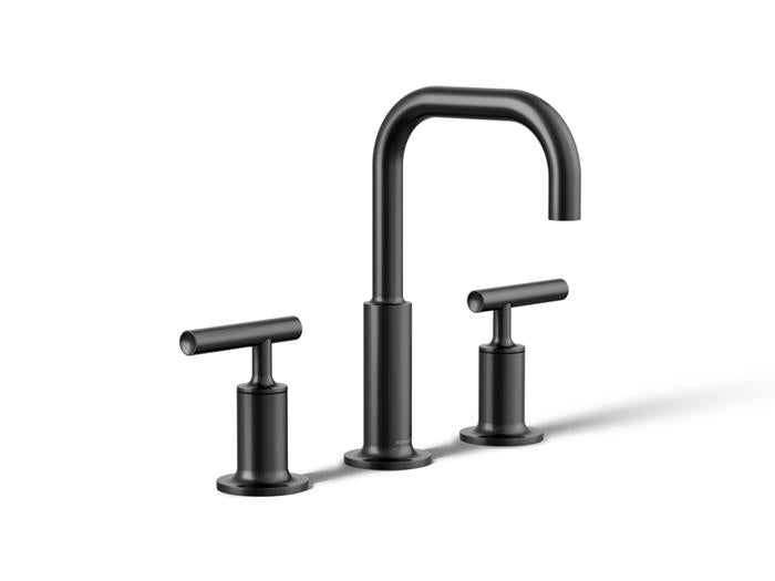 Kohler - Purist Widespread Bathroom Sink Faucet With Lever Handles, 1.2 Gpm