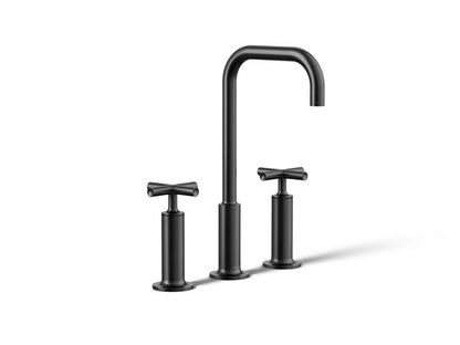 Kohler - Purist Widespread Bathroom Sink Faucet With Cross Handles, 1.2 Gpm