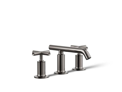 Kohler - Purist Widespread Bathroom Sink Faucet With Cross Handles, 1.2 Gpm