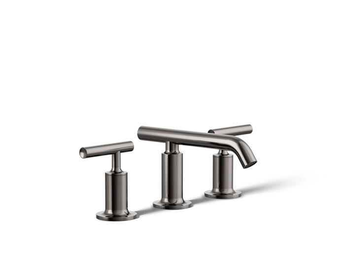 Kohler - Purist Widespread Bathroom Sink Faucet With Lever Handles, 1.2 Gpm