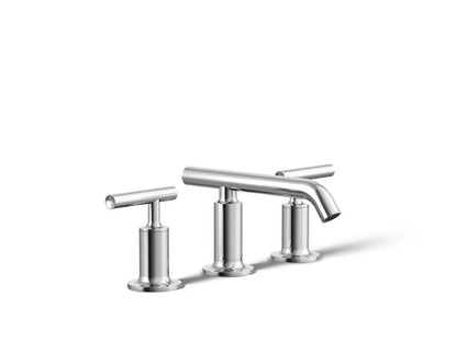 Kohler - Purist Widespread Bathroom Sink Faucet With Lever Handles, 1.2 Gpm