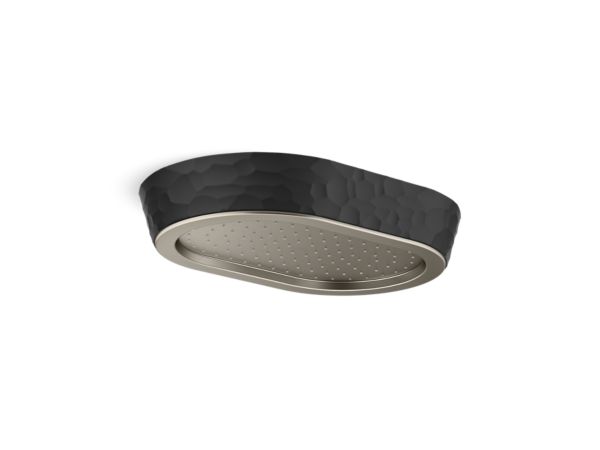 Kallista - Bandeau Rain Showerhead, Black Argile Band