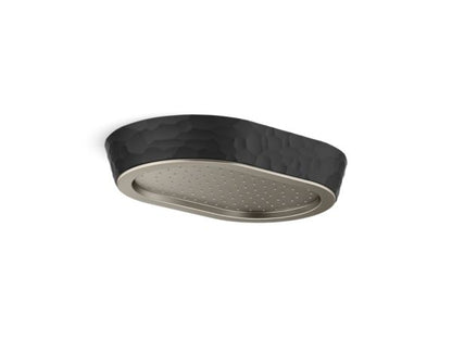 Kallista - Bandeau Rain Showerhead, Black Argile Band