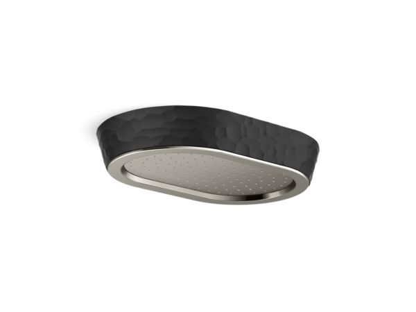 Kallista - Bandeau Rain Showerhead, Black Argile Band