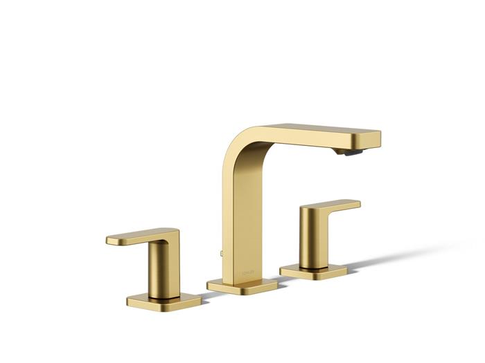 Kohler - Parallel Widespread Lavatory Faucet, Lever