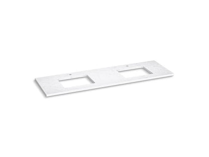 Kohler - Silestone 73 Inch Quartz Vanity Top With Two Rectangular Cutouts
