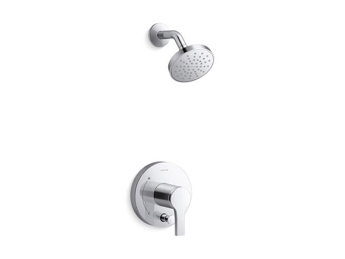 Kohler - Elate Rite-Temp Shower Kit, 2.5 Gpm