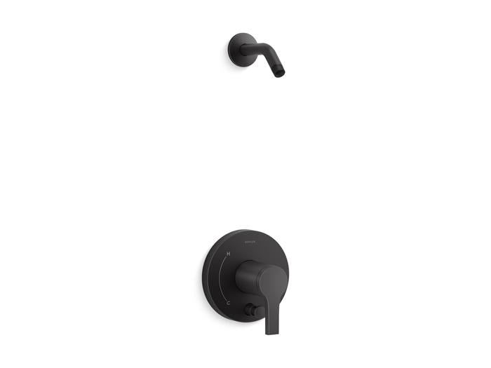 Kohler - Elate Rite-Temp Shower Kit, Less Showerhead