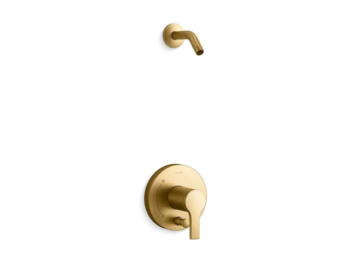 Kohler - Elate Rite-Temp Shower Kit, Less Showerhead