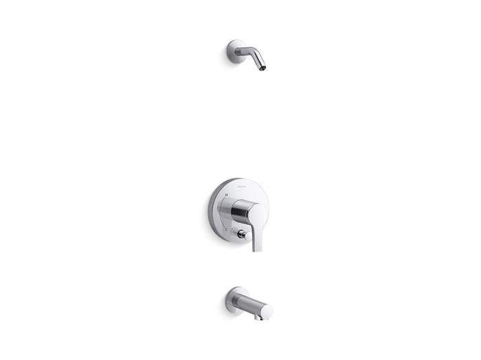 Kohler - Elate Rite-Temp Bath And Shower Trim Kit, Less Showerhead