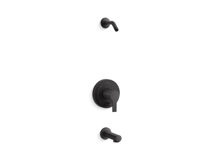 Kohler - Elate Rite-Temp Bath And Shower Trim Kit, Less Showerhead