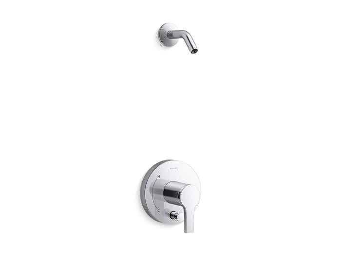 Kohler - Elate Rite-Temp Shower Kit, Less Showerhead